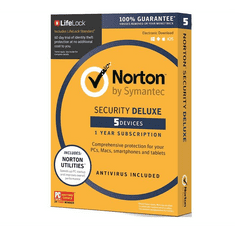 Norton Security Deluxe - 5 eszköz / 1 év 21366023 elektronikus licensz