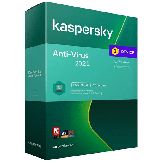 Kaspersky Standard - 1 eszköz / 1 év KL1171OCAFR elektronikus játék licensz