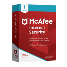 McAfee Internet Security - 1 eszköz / 1 év MIS003NR1RAAD elektronikus licensz