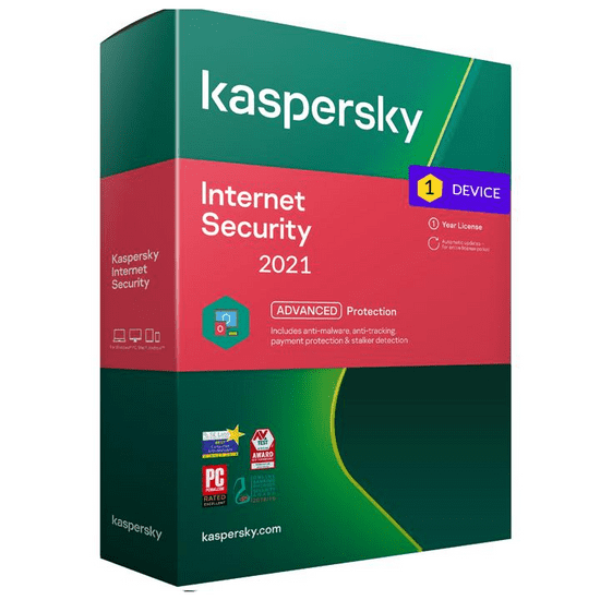 Kaspersky Internet Security - 1 eszköz / 1 év KL1939O5AFS elektronikus játék licensz