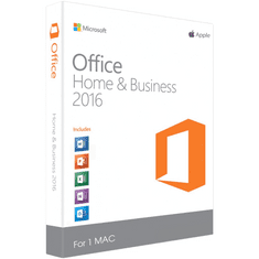 Microsoft Office Home and Business MAC 2016 - Költöztethető W6F-00627 elektronikus játék licensz