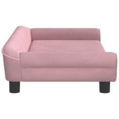 Vidaxl rózsaszín bársony gyerek kanapé 100 x 50 x 26 cm 3196396