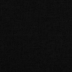 Vidaxl fekete szövet kutyaágy 70 x 52 x 30 cm 171937