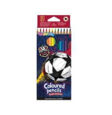 Colorino háromszögletű zsírkréta - Futball (12 szín)