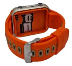 Klarion Gyermek narancssárga 4G okosóra E10-2024 80GB GPS-sel és páratlan akkumulátor-élettartammal