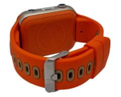 Klarion Gyermek narancssárga 4G okosóra E10-2024 80GB GPS-sel és páratlan akkumulátor-élettartammal