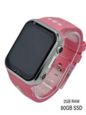 Klarion Gyermek rózsaszín 4G okosóra E10-2024 80GB GPS-sel és páratlan akkumulátor-élettartammal