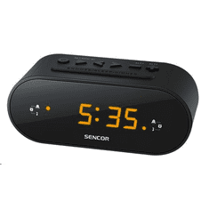 SRC1100B ébresztőórás rádió fekete (SRC1100B)