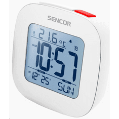 SENCOR SDC 1200 W ébresztőórás rádió hőmérővel fehér (SDC1200W)