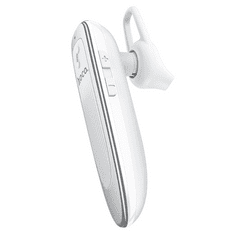 Hoco Bluetooth fülhallgató, v5.0, Multipoint, funkció gomb, hangerő szabályzó, E60 Brightness, fehér (128809)