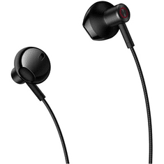 BASEUS Bluetooth sztereó fülhallgató, v5.2, sportoláshoz, mikrofon, funkció gomb, hangerő szabályzó, Bowie P1, fekete (RS124482)