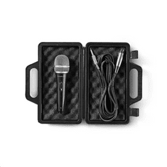 Nedis MPWD50CBK vezetékes mikrofon + utazótok fekete (MPWD50CBK)