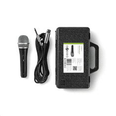 Nedis MPWD50CBK vezetékes mikrofon + utazótok fekete (MPWD50CBK)