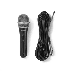 Nedis MPWD50BK vezetékes mikrofon fekete (MPWD50BK)