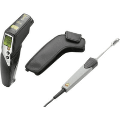 Testo Infravörös hőmérő, távhőmérő 30:1 optikával, kontakthőmérővel szettben -30 től +400°C-ig 830-T4 (0563 8314)