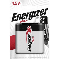 Energizer 4,5V-os laposelem, alkáli mangán, Max 3R12, 3LR12, 1203, V4912, MN1203, 312G, LR12, 4,5 V Block (E301530300)