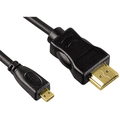 Omega kábel, HDMI v.1.4., arany, 5m, fekete (OCHK54)