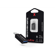 maXlife USB - USB Type-C OTG adapter - USB 3.0 To USB-C Adapter - 2A - fekete (TF-0130)