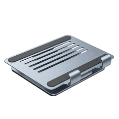 HOCO univerzális asztali telefon/tablet tartó állvány max. 7-12.9 '' méretű készülékhez - HOCO PH52 Aluminium Alloy Tablet Desktop Holder - szürke
