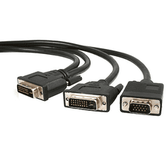 Startech splitter cable - DVI/VGA - 1.8 m (DVIVGAYMM6)