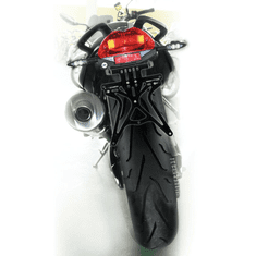 LAMPA Aero-X, univerzális alumínium motorkerékpár rendszám tartó (0190146) (LA0190146)