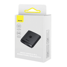 BASEUS Cluster HDMI Switch fekete (B01331105111-00) (B01331105111-00)