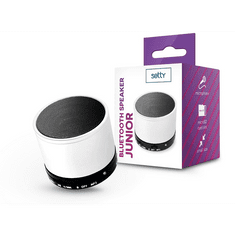 setty. bluetooth mini hangszóró - Junior Bluetooth Speaker - fehér (TF-0158)