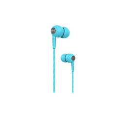Devia univerzális sztereó felvevős fülhallgató - 3,5 mm jack - Devia Kintone V2 In-Ear Wired Earphones - kék