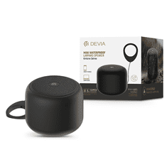 Devia vezeték nélküli bluetooth hangszóró - Devia Kintone Series Mini WaterproofLanyard Speaker - fekete