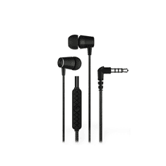 Devia univerzális sztereó felvevős fülhallgató - 3,5 mm jack - Kintone Series Metal Earphone - fekete (ST362316)