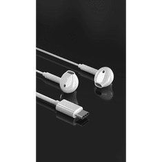 Devia univerzális sztereó felvevős fülhallgató - Type-C - Kintone Series A1 Digital Wired Earphone - fehér (ST379802)