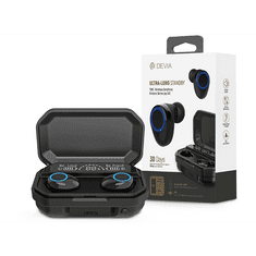 Devia TWS Bluetooth sztereó headset v5.1 + töltőtok - Joy A12 Series True Wireless Earphones with Charging Case - fekete (ST355158)
