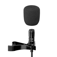 Devia univerzális vezetékes mikrofon - Lightning - Smart Series Wired Microphone - fekete (ST354083)