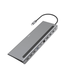 Hama univerzális notebook dokkoló USB-C szürke (200100) (hama200100)