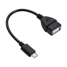 Akyga USB-A anya - microUSB-B apa adapter kábel 15cm (AK-AD-09) (AK-AD-09)