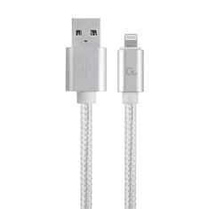 Gembird Cablexpert USB -> Lightning kábel 1.8m ezüst színű (CCB-mUSB2B-AMLM-6-S) (CCB-mUSB2B-AMLM-6-S)