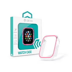 Devia Apple Watch szilikon védőtok - Luminous Series Shockproof Case For iWatch - 40 mm - peach (ST365294)