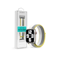 Devia Apple Watch szövet sport szíj - Nylon Woven Braided Adjustable two-tone Watch Loop - 42/44/45/49 mm - lilac (ST364747)