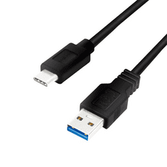 LogiLink CU0168 Type-C - USB-A kábel fekete 1m (CU0168)