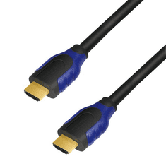 LogiLink HDMI apa-apa kábel 4K/60Hz fekete-kék 3m (CH0063) (CH0063)