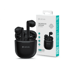 Devia TWS Bluetooth sztereó headset v5.0 + töltőtok - Joy A10 Series True Wireless Earphones with Charging Case - fekete (ST351068)
