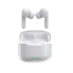 Devia TWS Bluetooth sztereó headset v5.1 + töltőtok - ANC-E1 Star Series True Wireless Earphones with Charging Case - fehér (ST359569)