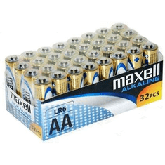 Maxell 1.5V Alkáli AA ceruza elem (32db / csomag) (LR6) (MXL 790261.04.CN)