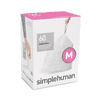 Simplehuman CW0261 M-típusú egyedi méretezésű szemetes zsák újratöltő csomag (60 db) (CW0261)