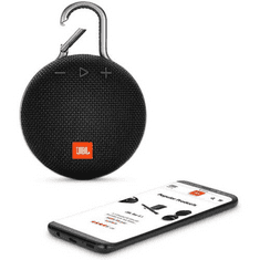 JBL CLIP 3 Bluetooth Wireless Speaker Black EU (JBLCLIP3BLK)