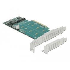 DELOCK 2x M.2 NVMe bővítő kártya PCIe (89045) (delock89045)