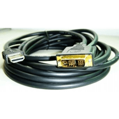 Gembird Cablexpert Adatkábel HDMI-DVI 4.5m aranyozott csatlakozó (CC-HDMI-DVI-15) (CC-HDMI-DVI-15)