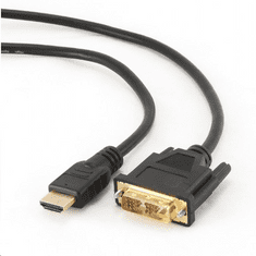 Gembird Cablexpert Adatkábel HDMI-DVI 1,8 m aranyozott csatlakozó (CC-HDMI-DVI-6) (CC-HDMI-DVI-6)