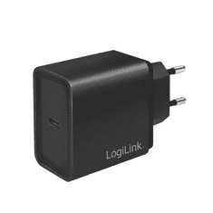 LogiLink PA0258 1xUSB-C (PD) 18W hálózati töltő fekete (PA0258)