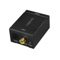 LogiLink Koax és Toslink - Analóg L/R audio konverter (CA0100) (CA0100)